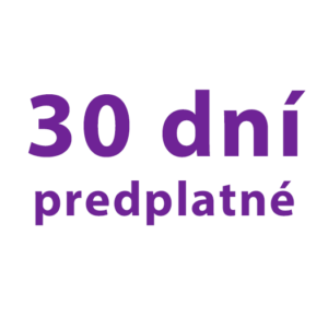 Plný prístup 30 dní – predplatné s automatickou obnovou